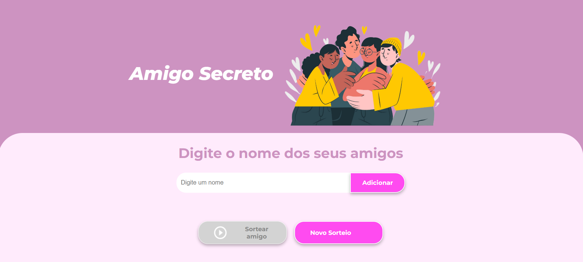 Imagem do jogo amigo secreto